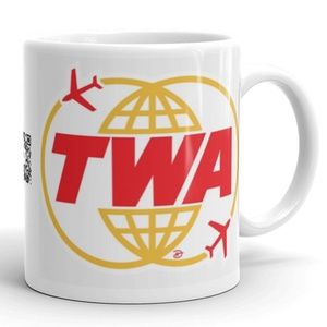 TWA Trans World Airlines Double-Sided Coffee Tea Mug (TWA)